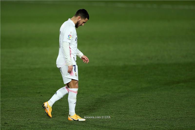 هازارد يتعرض لانتكاسة جديدة