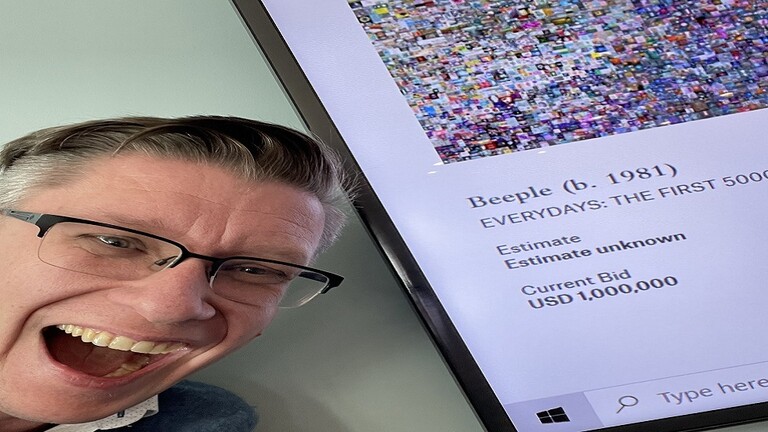 بيع عمل فني رقمي بـ69 مليون دولار