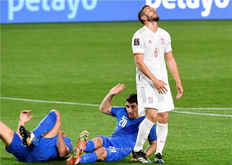إسبانيا تستهل تصفيات المونديال بالتعثر أمام اليونان