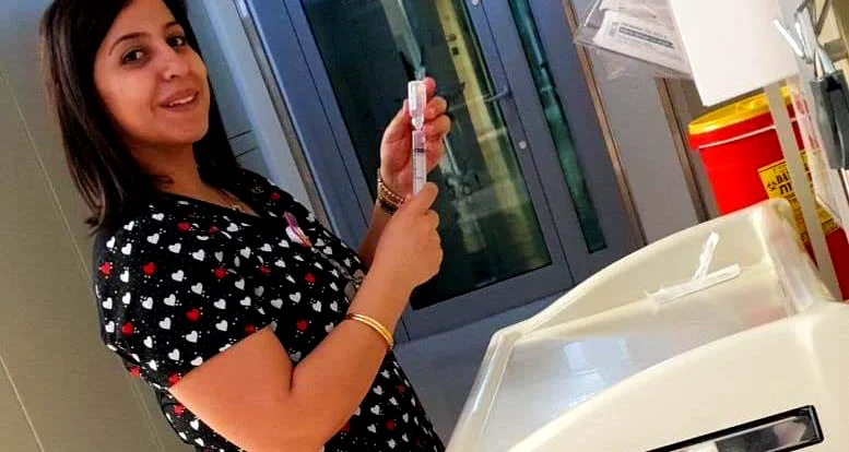 حملة تحريض ضد الممرضة نداء صبحي والمطالبة باقالتها من العمل بسبب......