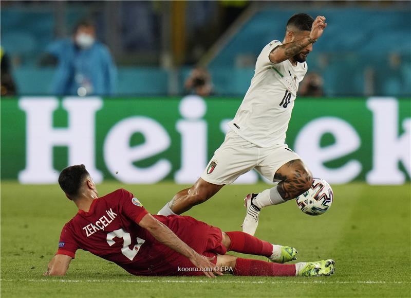  إيطاليا تكتسح تركيا بثلاثية في افتتاح اليورو 2020