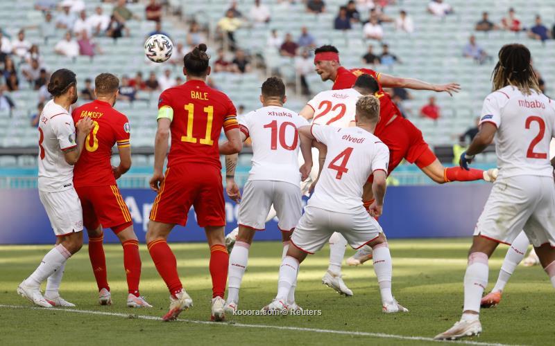 يورو 2020 رأسية مور تحبط سويسرا أمام ويلز
