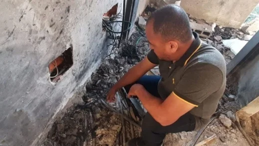 تحويل ملف اطلاق النار وتفجير منزل الزميل الصحفي حسن شعلان الى وحدة لاهف 433