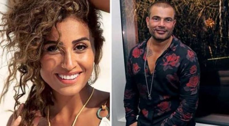 كواليس اللقاء الأول بين عمرو دياب ودينا الشربيني بعد انفصالهما