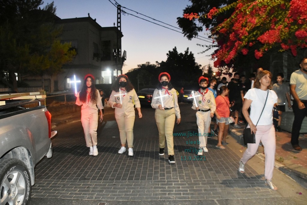 معليا تُحيي عيد رفع الصليب واحياء ذكرى الاب سابا شوفاني بمسيرة كشفية وصلوات