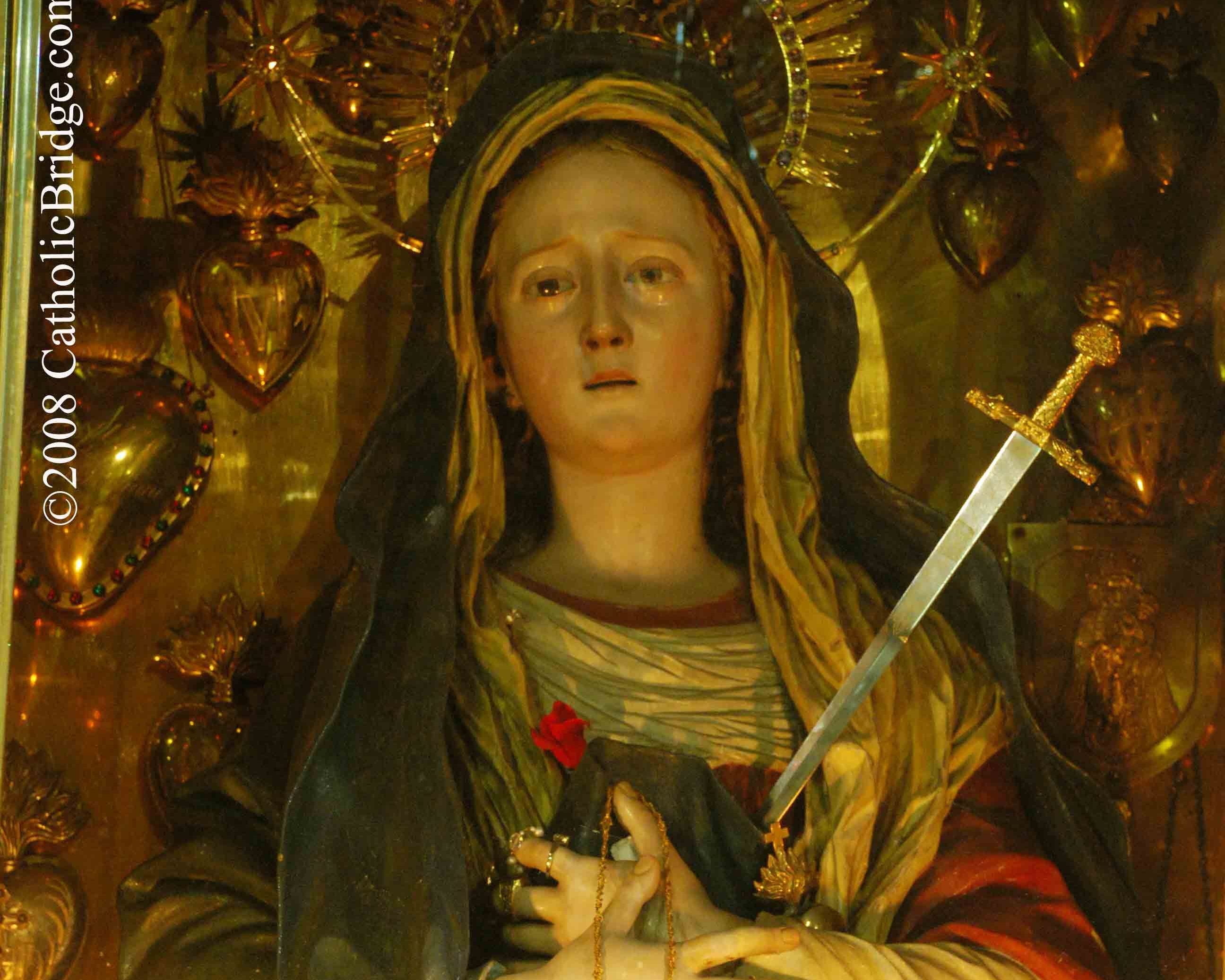 العذراء  سيدة الأوجاع : ماذا ولماذا؟ّ!  وديع أبونصار