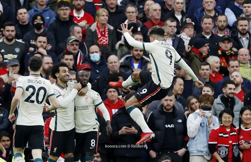  صلاح ورفاقه يهينون مانشستر يونايتد بخماسية نظيفة  في أولد ترافورد