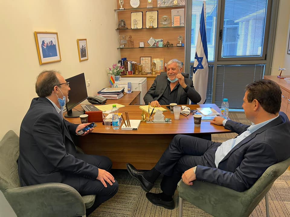 لقاء عمل بين رئيس مجلس كفرياسيف المحلي ووزير العمل والرفاه الاجتماعي 