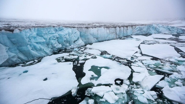 اختفاء شبه جزيرة في منطقة القطب الشمالي