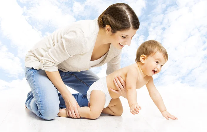 اطفال جبلنا- تجنبي الضغط على طفلك للتخلي عن الحفاض