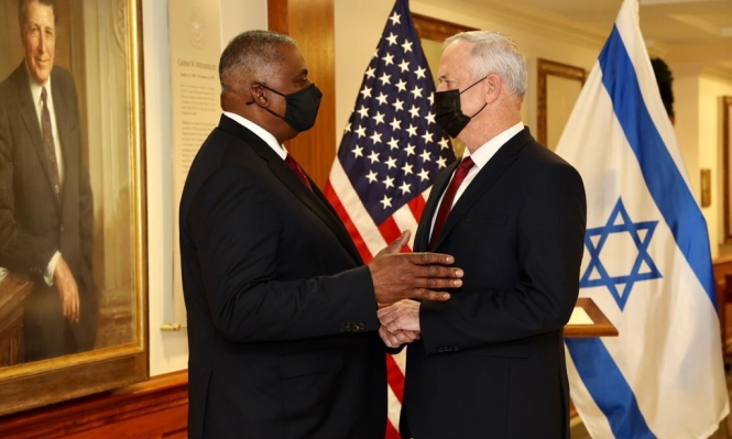 غانتس يلتقي أوستن لبحث  الجهوزية العسكرية المشتركة ضد إيران