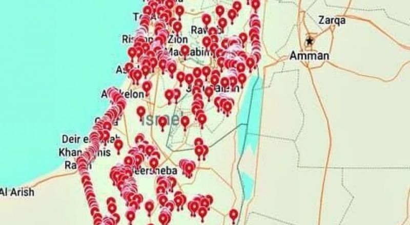 صحيفة إيرانية تنشر خريطة لأهداف إسرائيلية في مرمى نيران طهران