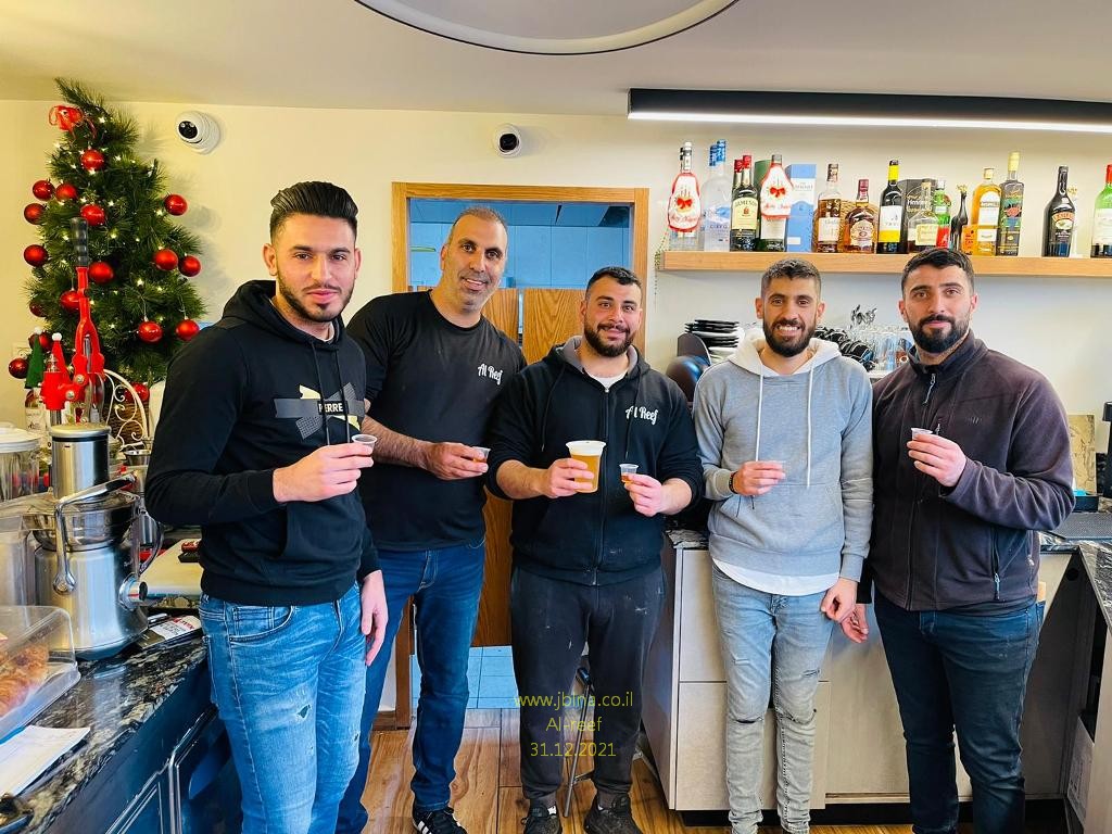 أجمل الأجواء في مقهى الريف-معليا عرباً ويهوداً قُبيل بداية السنة الجديدة 2022