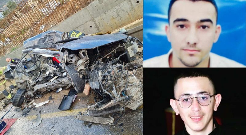 صباح اليوم-  مقتل هيثم قراقرة وربيع بدارنة من عرابة بحادث طرق!