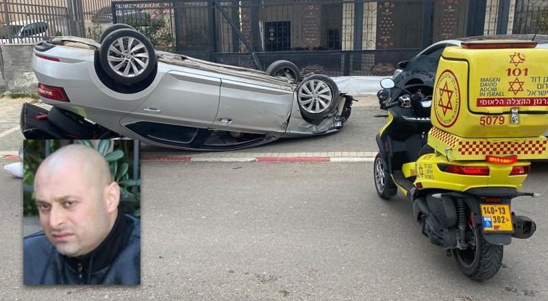 كفركنا: مقتل فادي حكروش (40 عامًا) بانقلاب سيارة بعد تعرضه لاطلاق نار