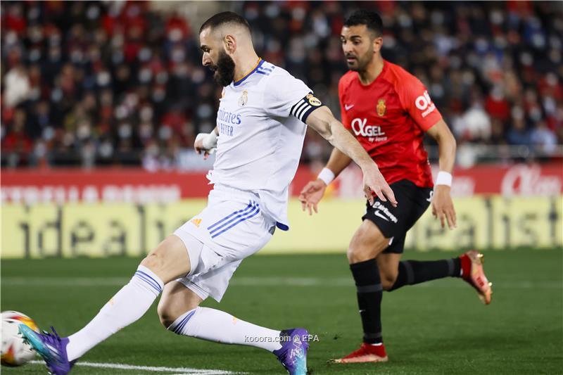  بنزيما يقود ريال مدريد لدهس مايوركا بثلاثية