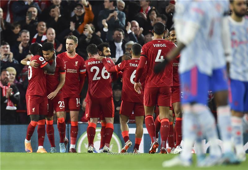  ليفربول يفترس يونايتد بأقل مجهود ويتصدر البريميرليج
