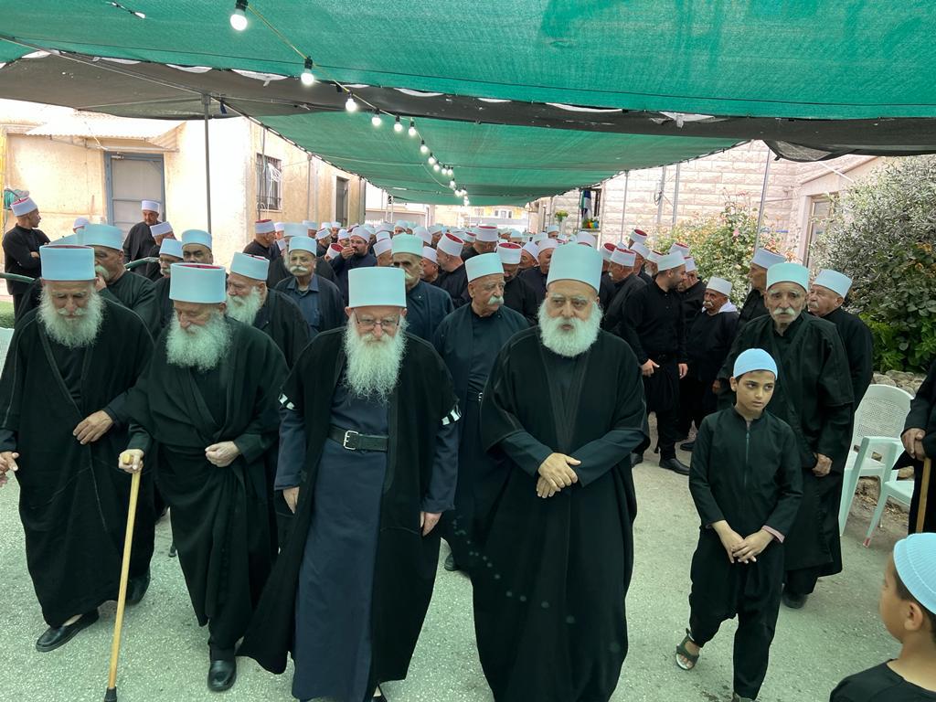 زيارة دينية لسيدنا النبي الخضر الغربي في بقعاثا بحضور المئات من المشايخ من قرى الجليل الكرمل والجولان