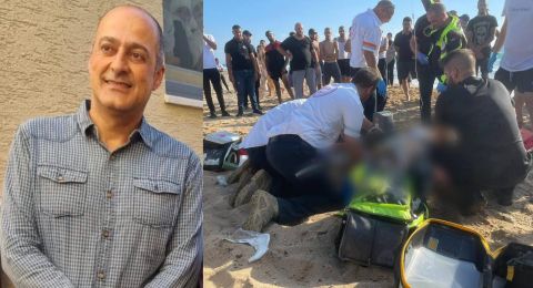 مأساة  العيد- هاني أبو الريش من يركا، دخل لإنقاذ ابنته من الغرق، فغرق بنفسه ومات