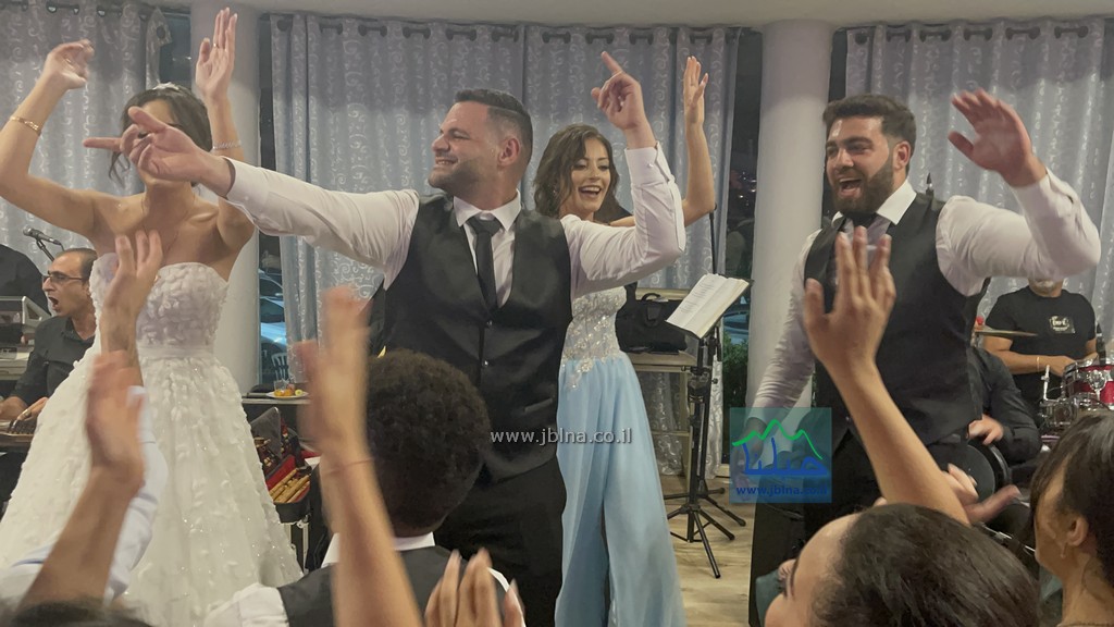 سهراتنا- روعة السهرات في فرحة العروسين خليل فريد عراف وريما حنا جريس