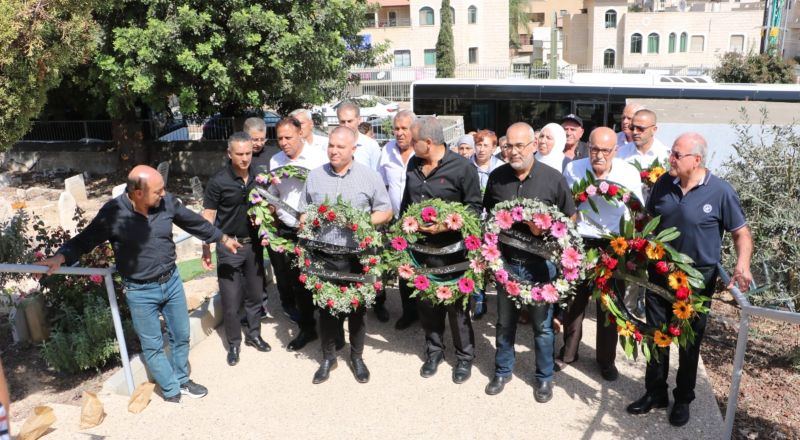 قرى البطوف تحي ذكرى الشهداء ووضع الاكاليل في سخنين وعرابة