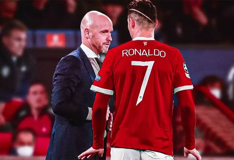 تين هاج يفتح الباب أمام رحيل رونالدو