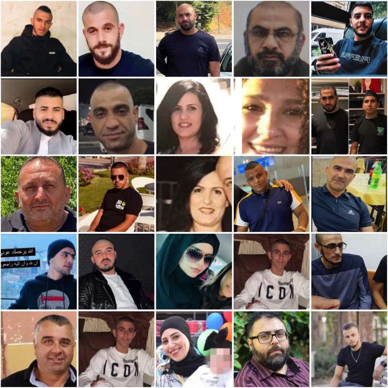 87 ضحية جرائم القتل في المجتمع العربي منهم 11 امرأة