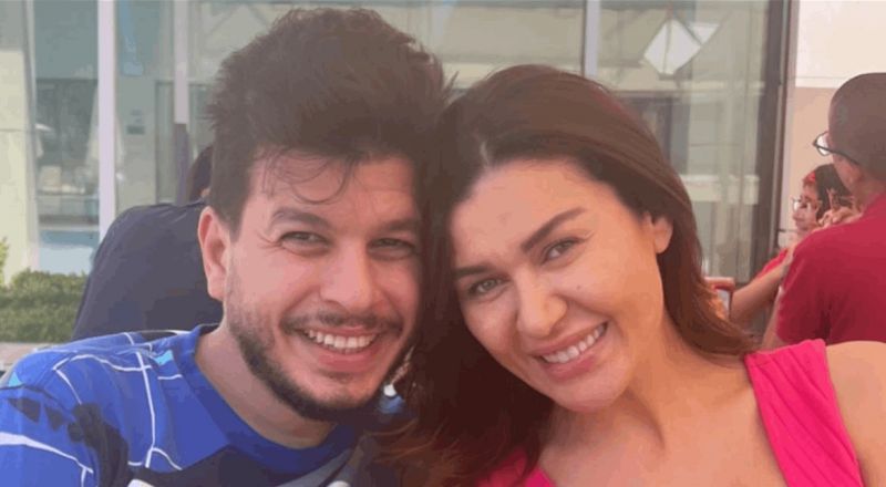 أول ظهور لنادين الراسي مع خطيبها بعد شفائها من كورونا.