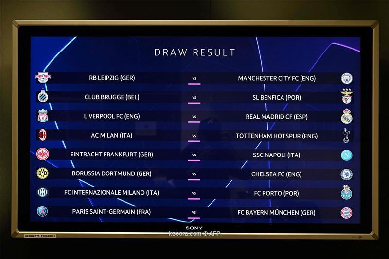 دوري الابطال- مواجهة نارية للريال أمام ليفربول.. والبايرن يصطدم بباريس