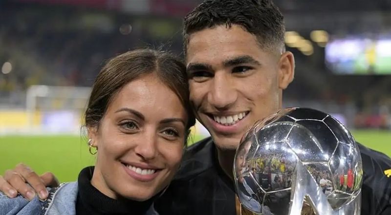 أشرف حكيمي قد يحصل على نصف ثروة طليقته العارضة الشهيرة هبة عبوك!