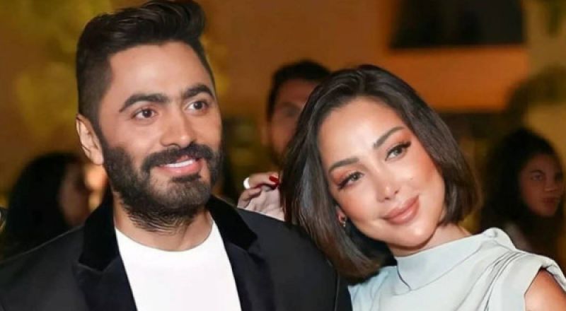 طلاق تامر حسني وبسمة بوسيل رسمياً