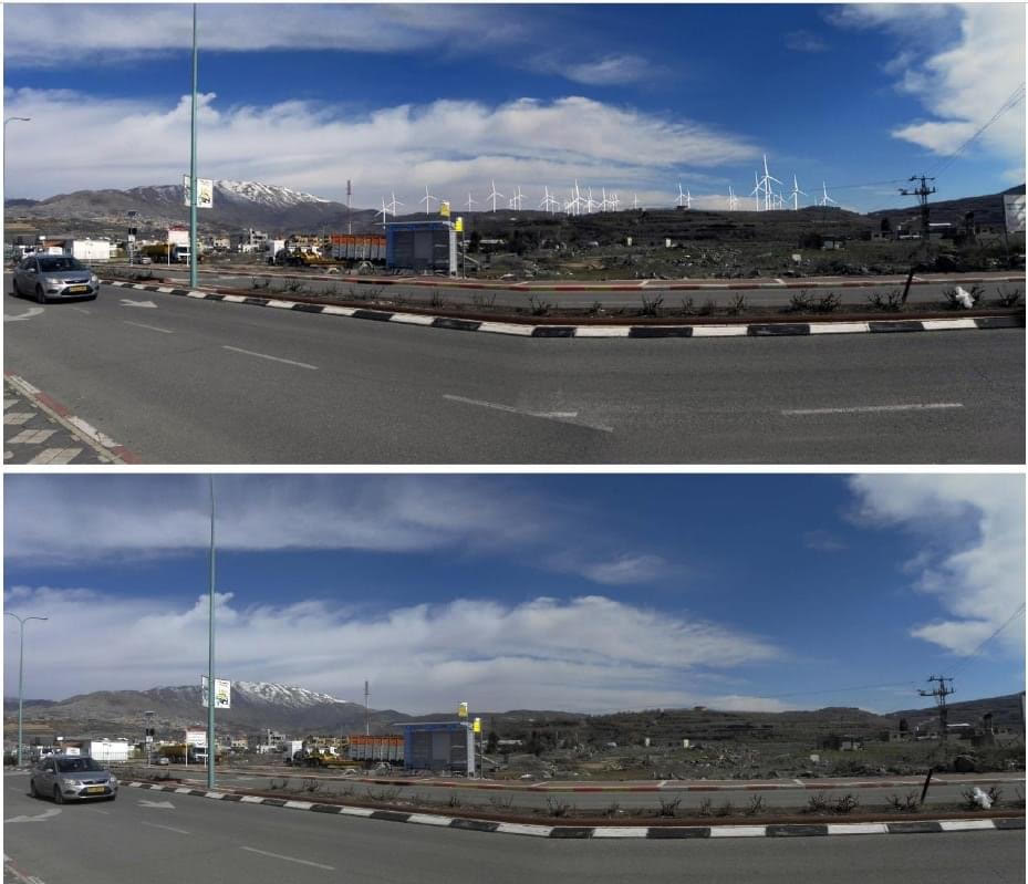 مطالبة قضائية بتجميد مخطط المراوح الهوائية للكهرباء في الجولان لتصديقه بشكل غير قانونيّ