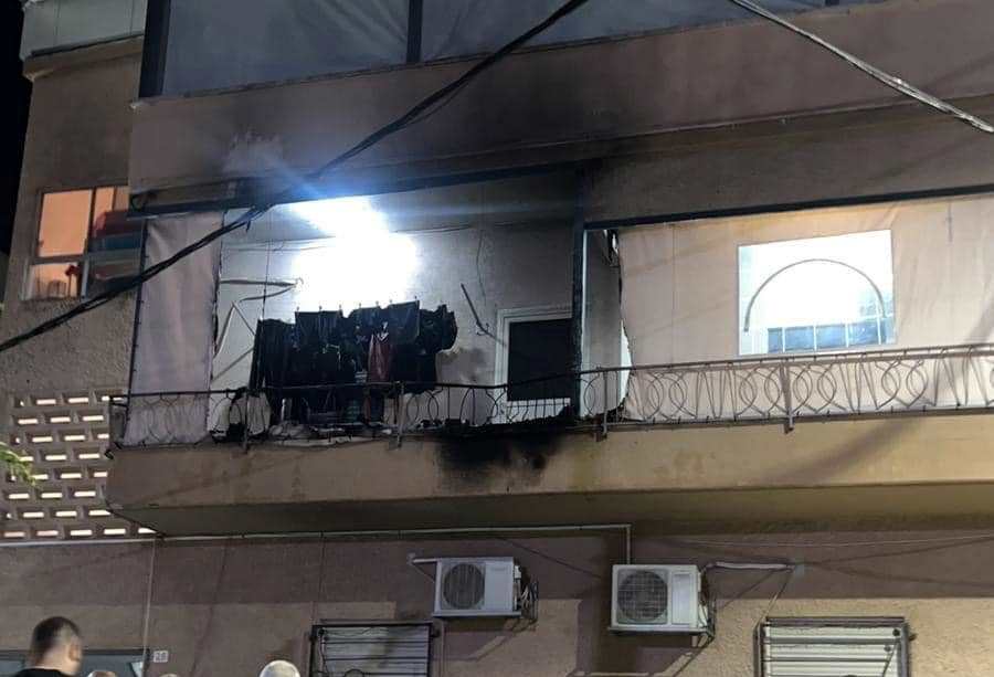 7 مصابون من ترشيحا جراء سقوط طائرة بدون طيار  מזל״ט تابعة للجيش على شرفة منزلهم