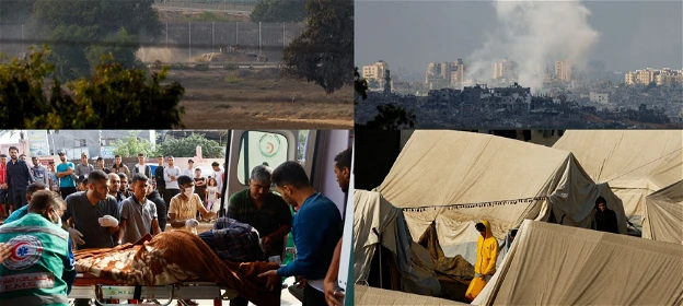 دفن عشرات الضحايا في مقابر جماعية بمستشفى الشفاء بغزة بعد تحلل جثامينهم وعدم الموافقة على إخراجها اثر الحصار