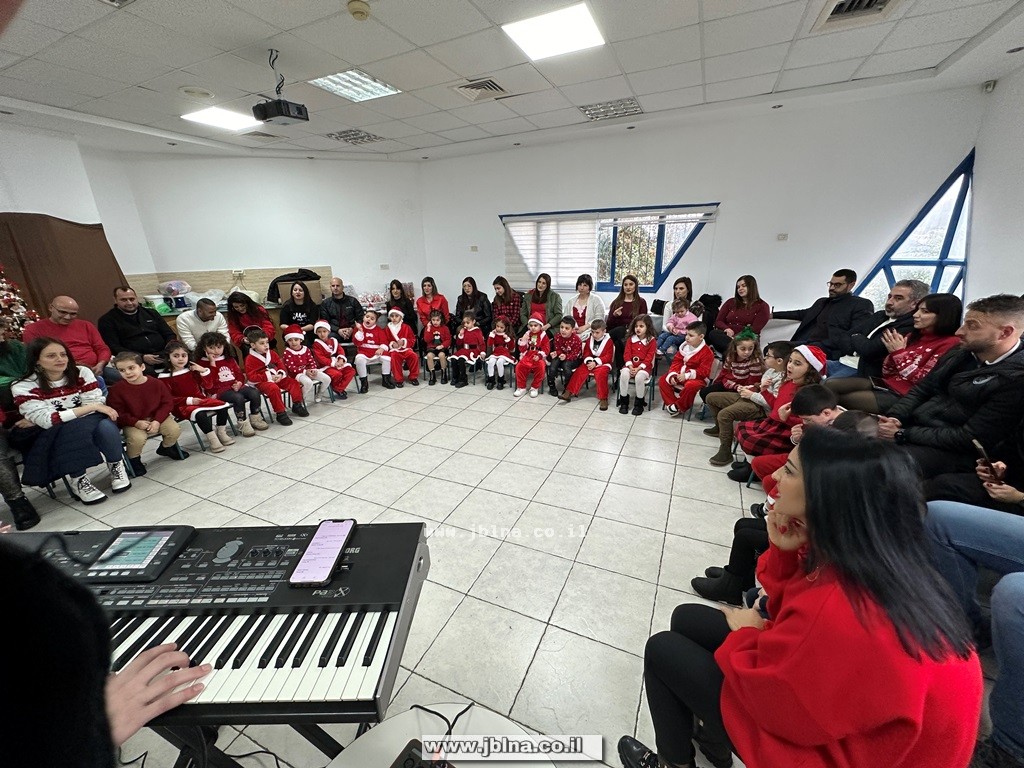 معليا- رسالة محبة وسلام من أطفال بستان الفراشات بمناسبة الميلاد المجيد