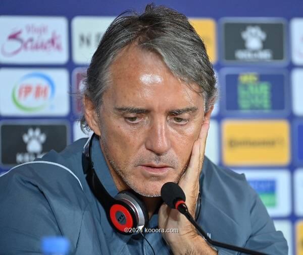 مانشيني: عدم ترشيح السعودية للتتويج؟ أنتم من اخترع ذلك