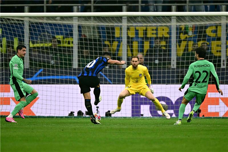 إنتر ميلان يسقط أتلتيكو مدريد بالضربة القاضية