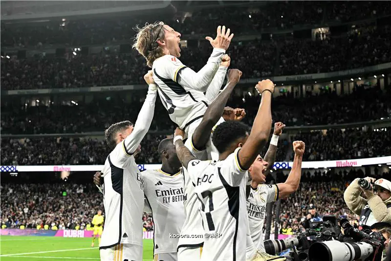 قذيفة مودريتش تحرق إشبيلية وتؤمن الصدارة للريال