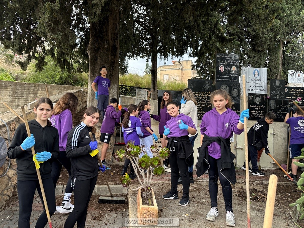 معليا تحتفل بسبت اليعازر- وتهب بتنظيف المدافن تحضيرًا لأستقبال الجمعة العظيمة