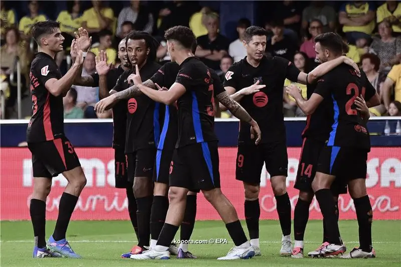 قطار برشلونة يدهس فياريال بخماسية مذلة