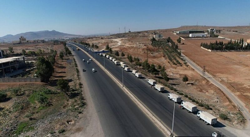 الهدوء يخيم على السويداء وبدء تسيير قوافل مساعدات إلى المحافظة