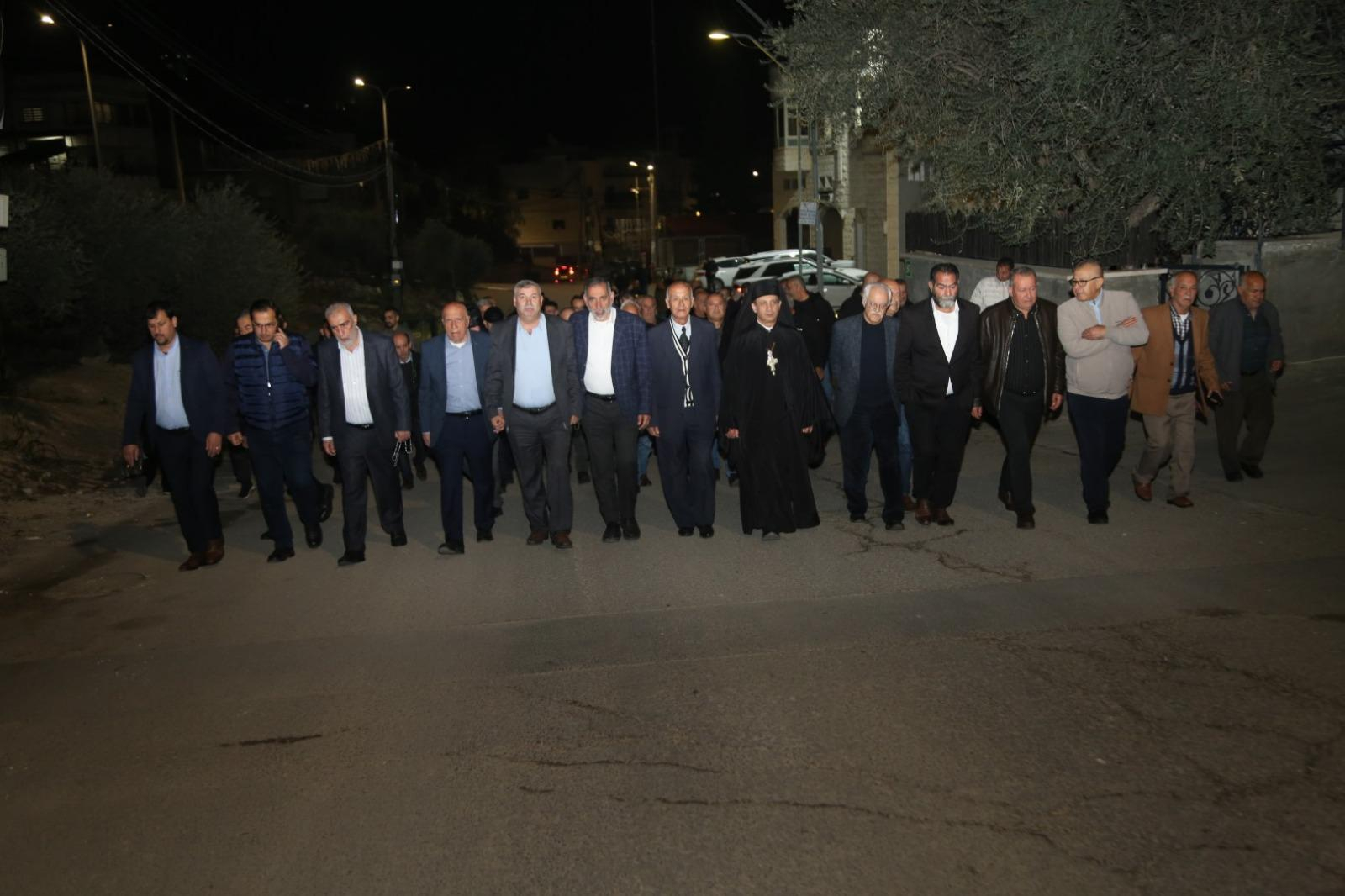 عقد راية الصلح في كفر كنا